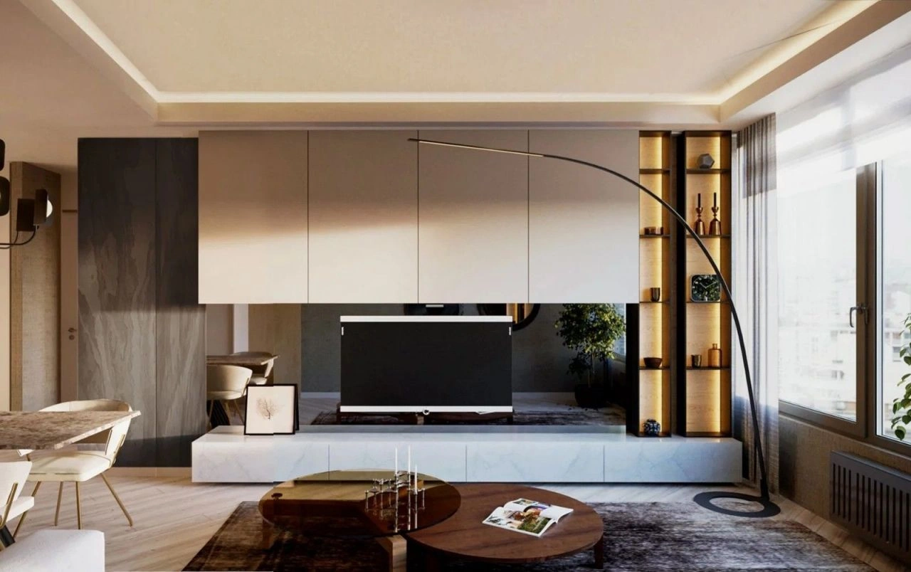 Apartamento 2+1 en la zona de Konak, Izmir, Turquía