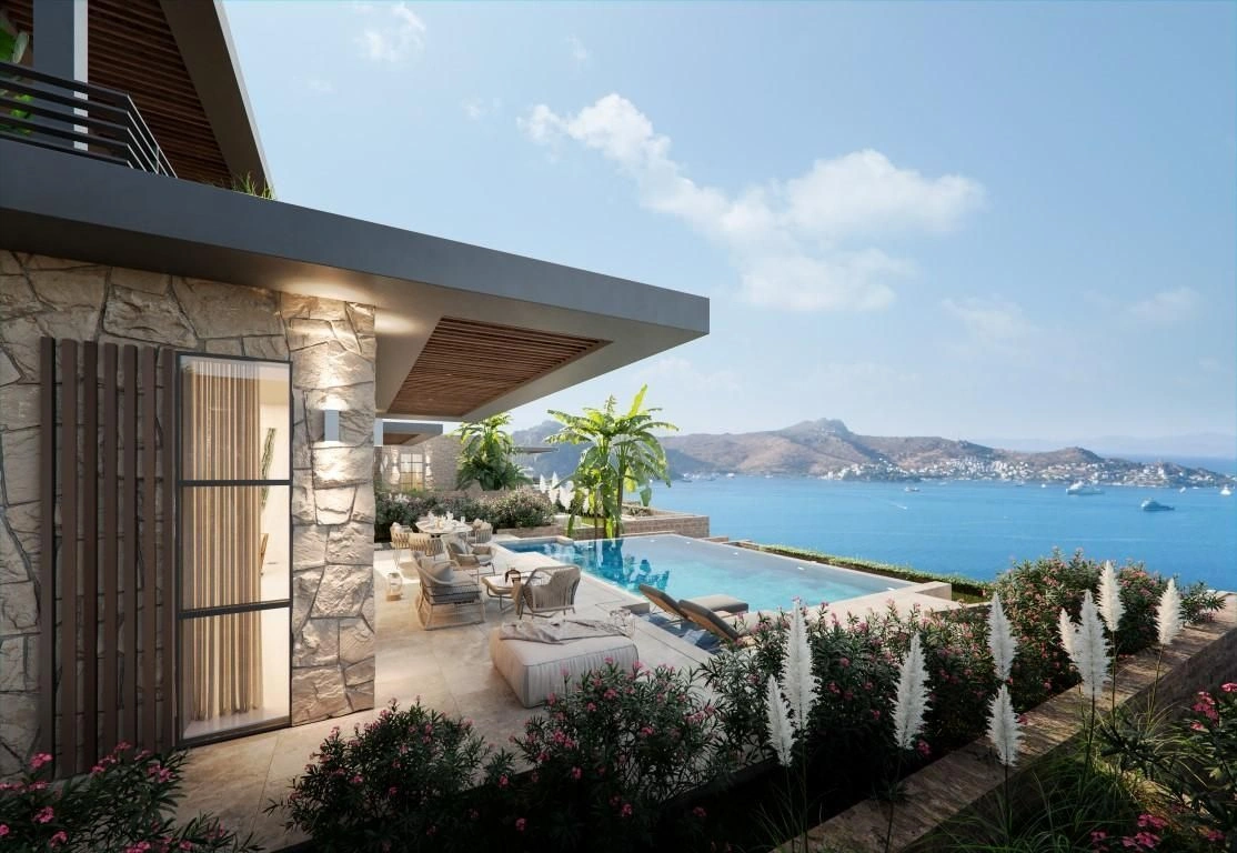 Bodrum'da ikamet için villa