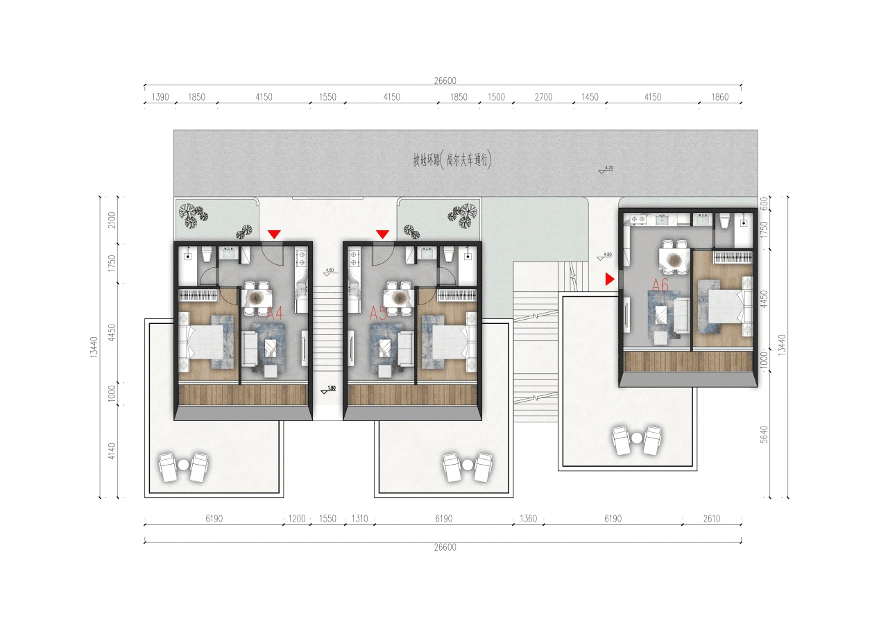 普吉大型住宅区内的开间公寓(Studio)