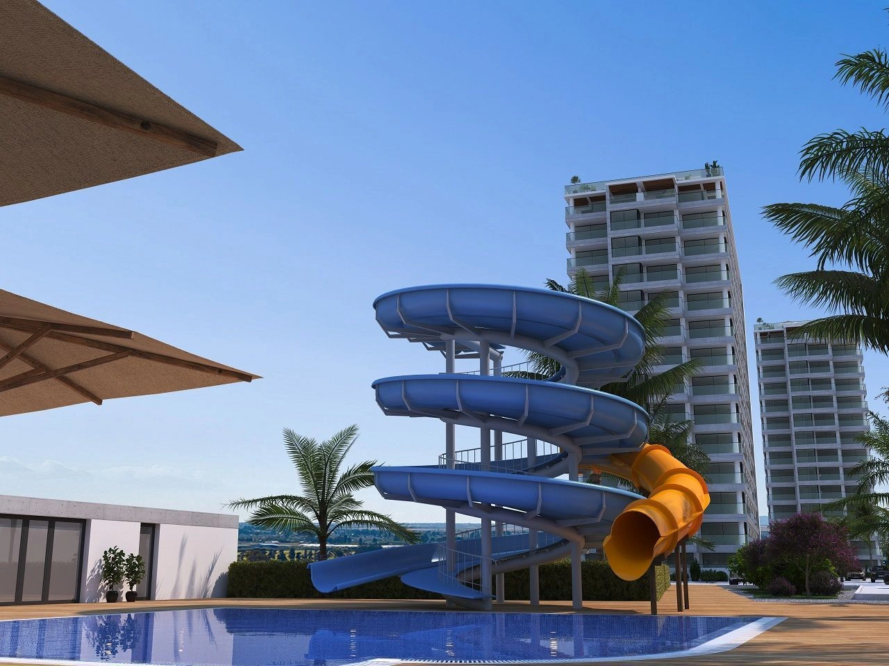 Apartments in Guzelyurt, 1+1, 30m2