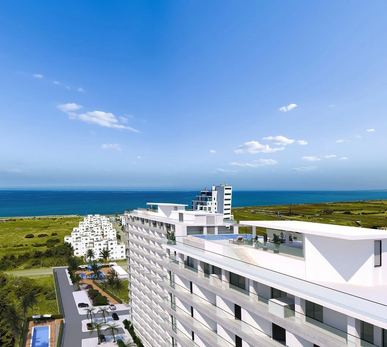 Apartments in Guzelyurt, 1+1, 30m2