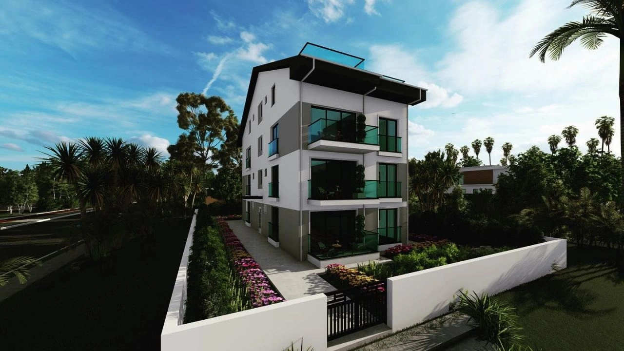 Stylish 4+1 apartment with mountain view in Fethiye