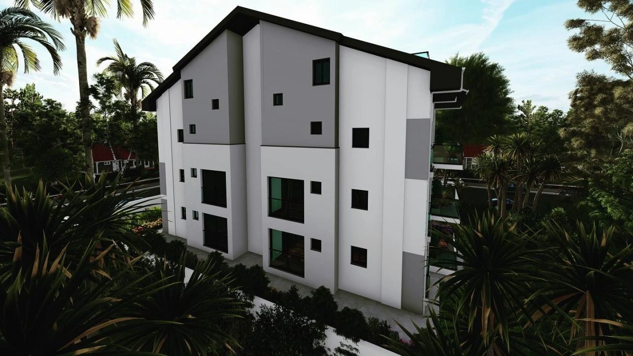 Stylish 4+1 apartment with mountain view in Fethiye