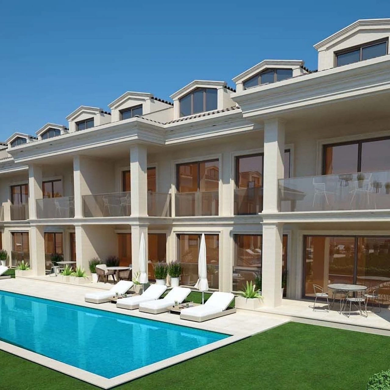 Appartements spacieux 4+1 près de la plage à Fethiye