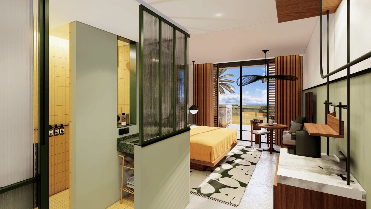 Stylish studio in Uluwatu, Indonesia, 39 m²