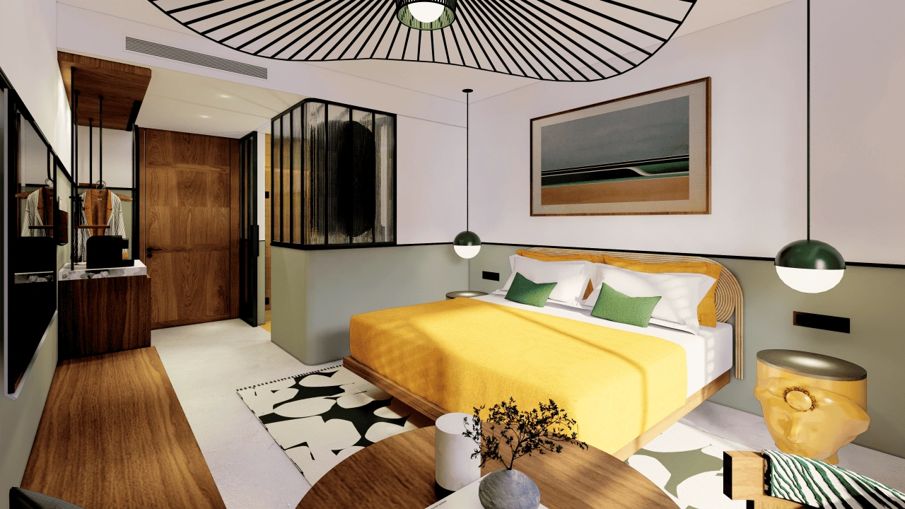 Stylish studio in Uluwatu, Indonesia, 39 m²