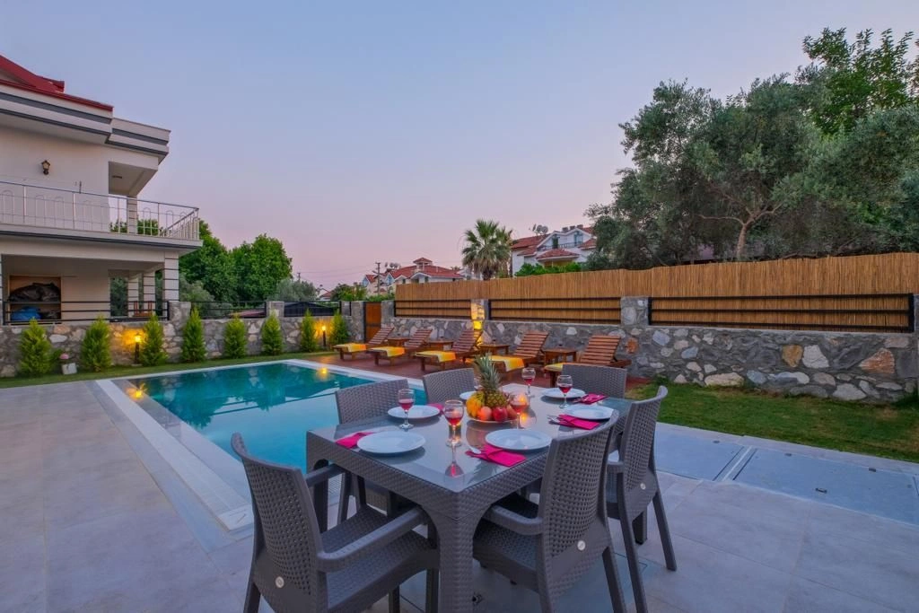 Luxury 4+1 villa near Calis beach in Fethiye