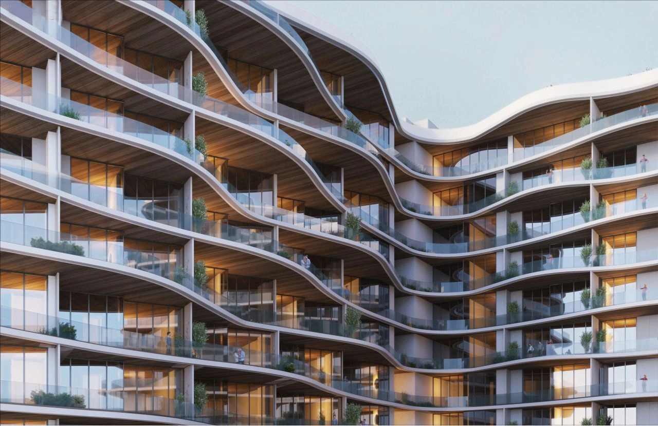 اشترِ شقة بمساحة 95 م2 مع إطلالة على البحر في لوسيل بسعر 400,000 دولار ✅ VelesClub Int.