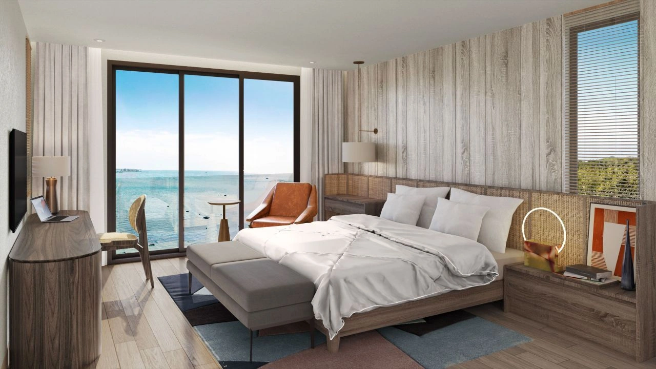 Mauritius, Grande Riviere Noire'de denize yakın 3+1 daire