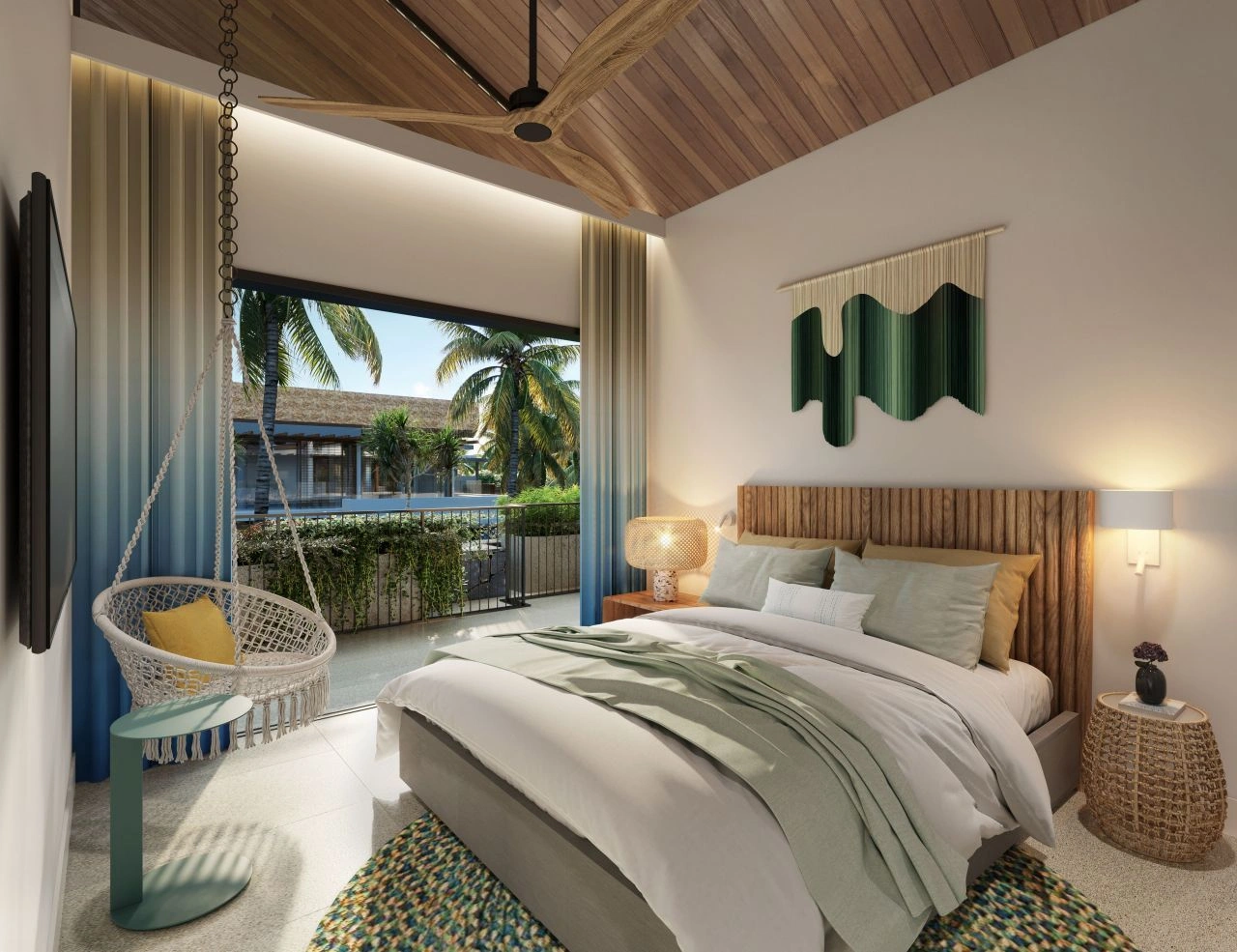 Apartments in a prestigious complex on the west coast of Tamarin, Mauritius