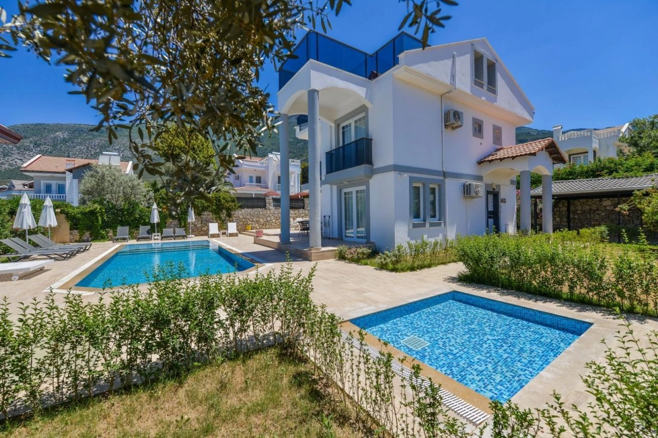 フェティエの居心地の良い250 m2ヴィラ(山のパノラマビュー)