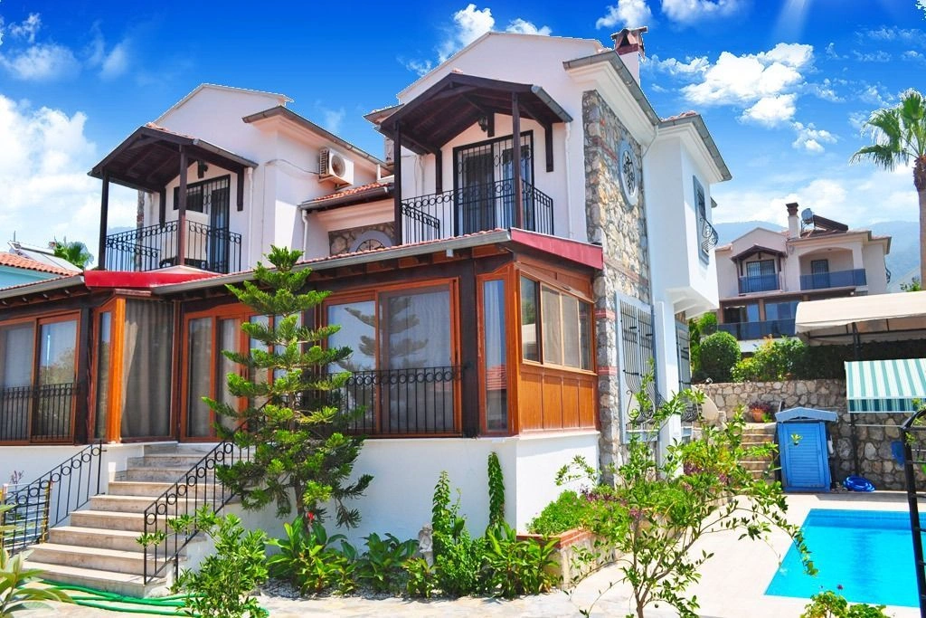 Villa unique de 200 m2 au pied de la montagne Babadag, Fethiye