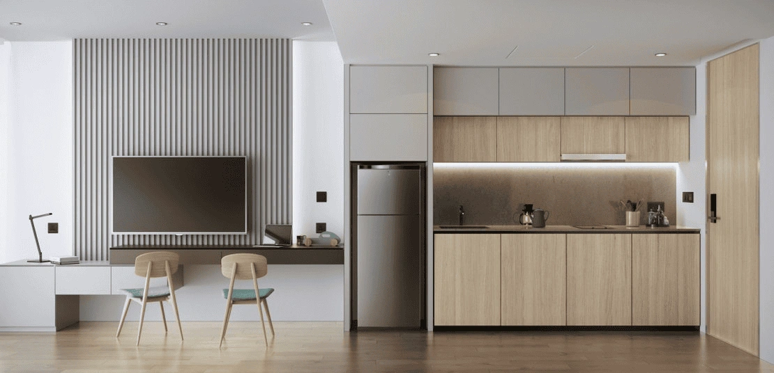 Studio in a modern complex, Thailand, 45 m²