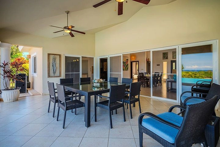 Villa with three separate buildings and a swimming pool in Sosua, Dominican Republic