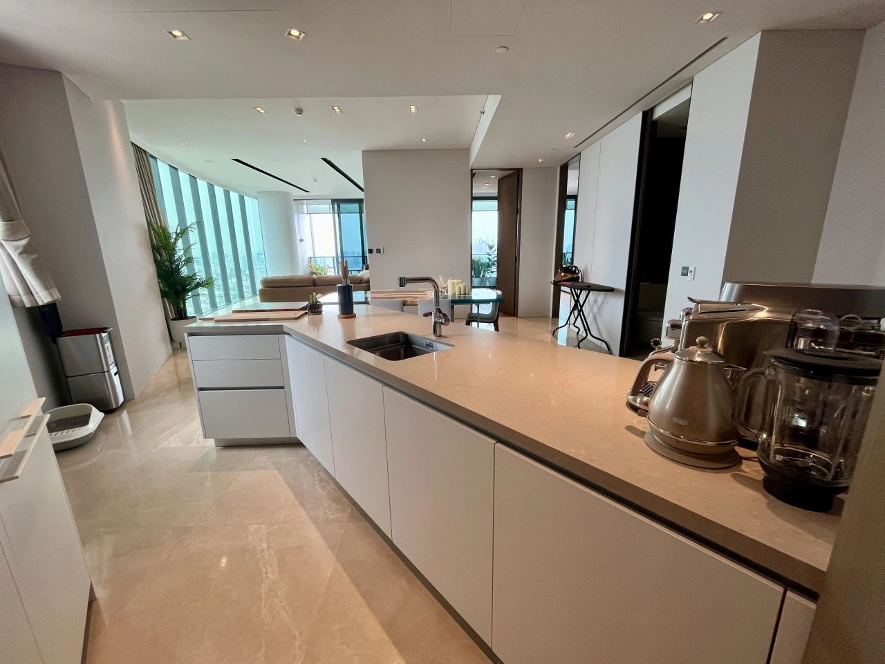 Apartamento 2+1 com vista panorâmica em Bangkok, Tailândia