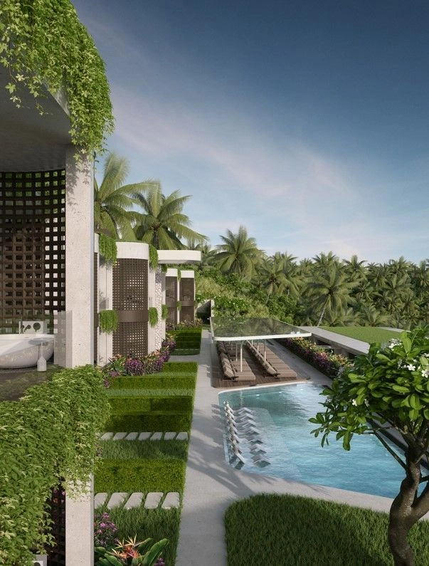 Luxury apartment 96 m2 in Ubud, Bali