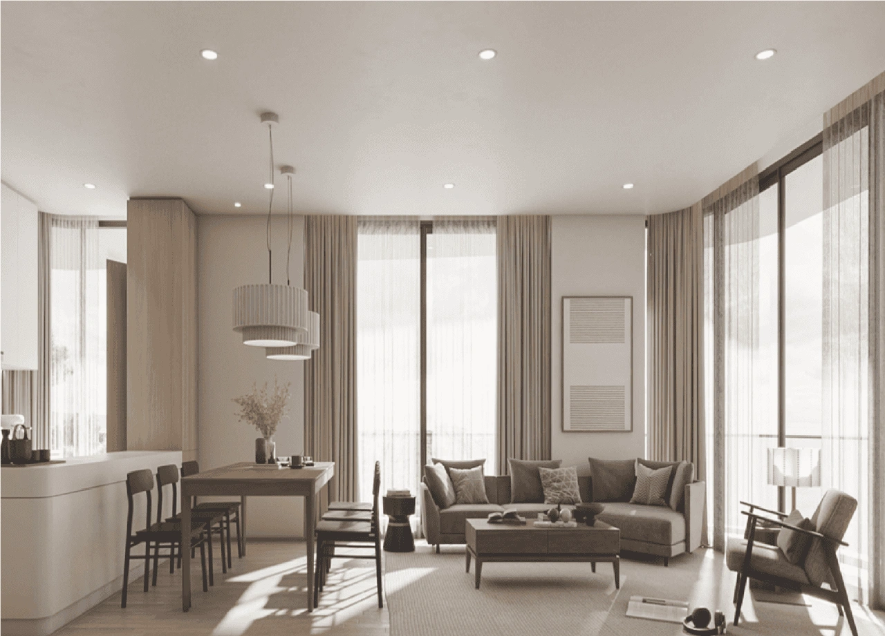 Wohnung mit Meerblick in Phuket, Thailand, 108 m²