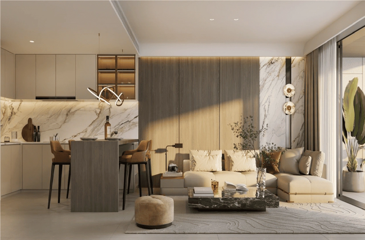 लयान क्षेत्र, फुकेत में विशाल 1+1 अपार्टमेंट