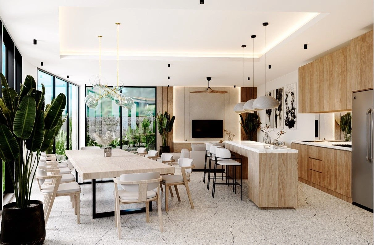 Villa mit Meerblick im prestigeträchtigen Gebiet von Changgu, Bali