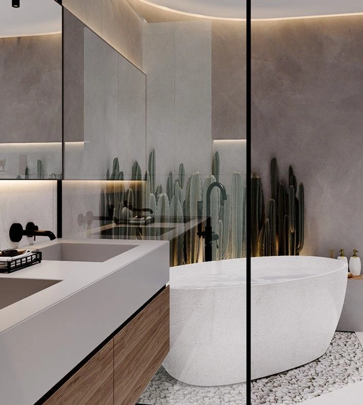 Villa mit Meerblick im prestigeträchtigen Gebiet von Changgu, Bali