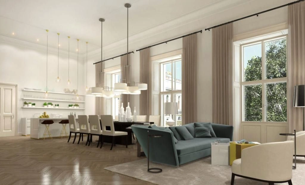 Imperial loft in the historic center of Vienna, 337 m²