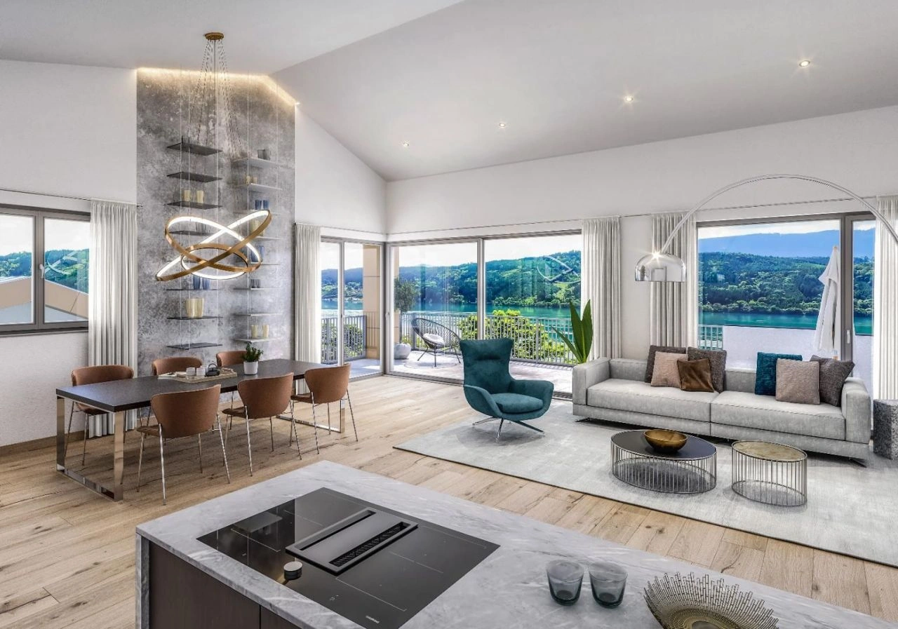 Apartamento 2+1 con vistas panorámicas en Millstatt, Austria