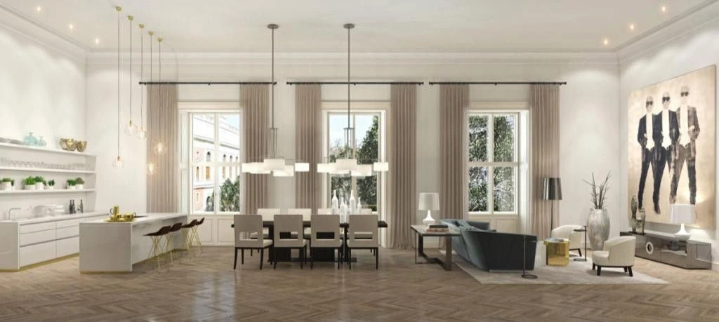 Imperial loft in the historic center of Vienna, 337 m²