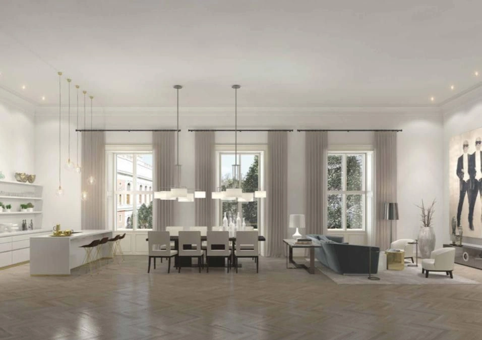 Imperial loft in the historic center of Vienna, 337 m²