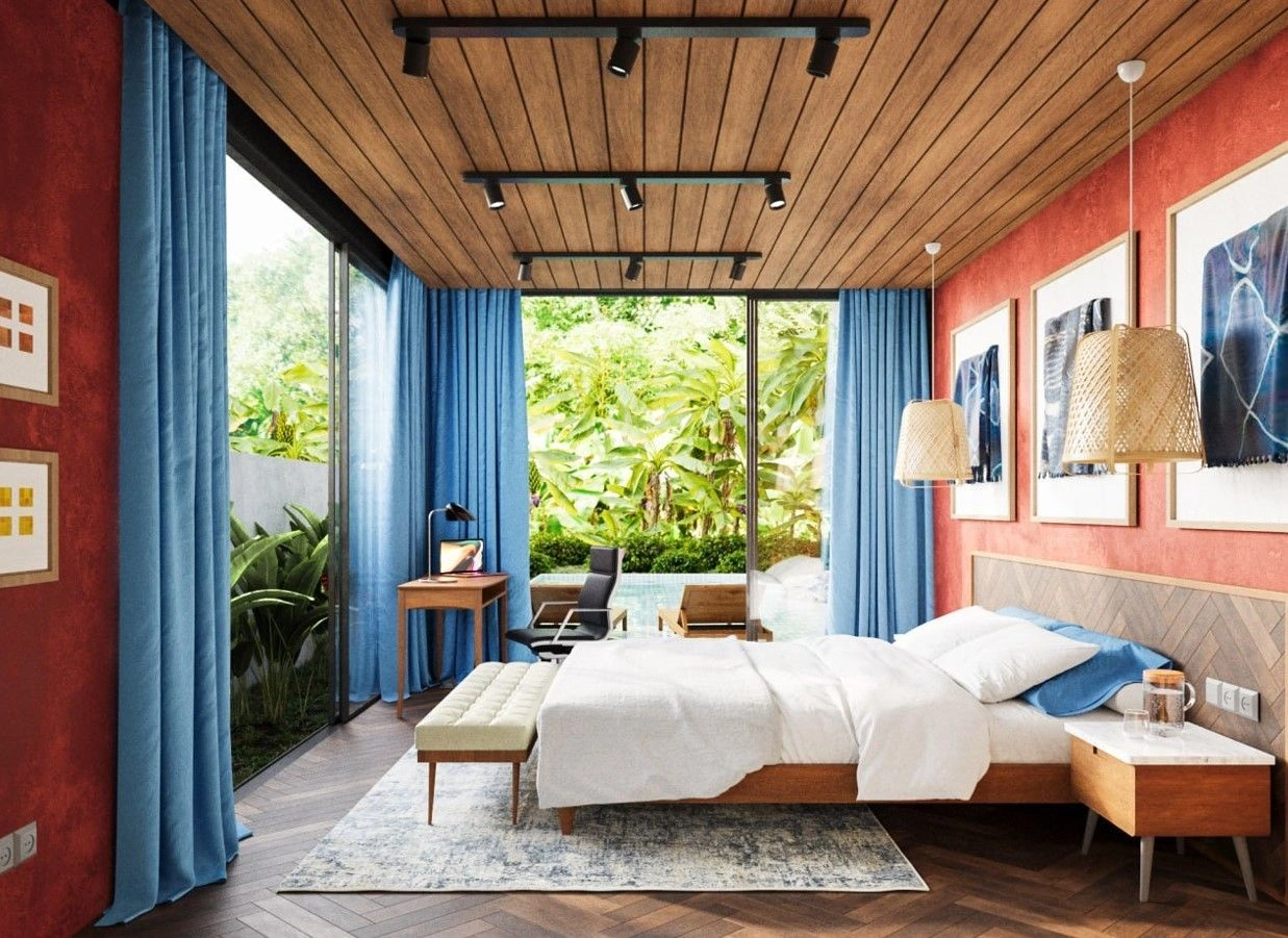 Villa overlooking the jungle in the prestigious area of Ubud, Bali