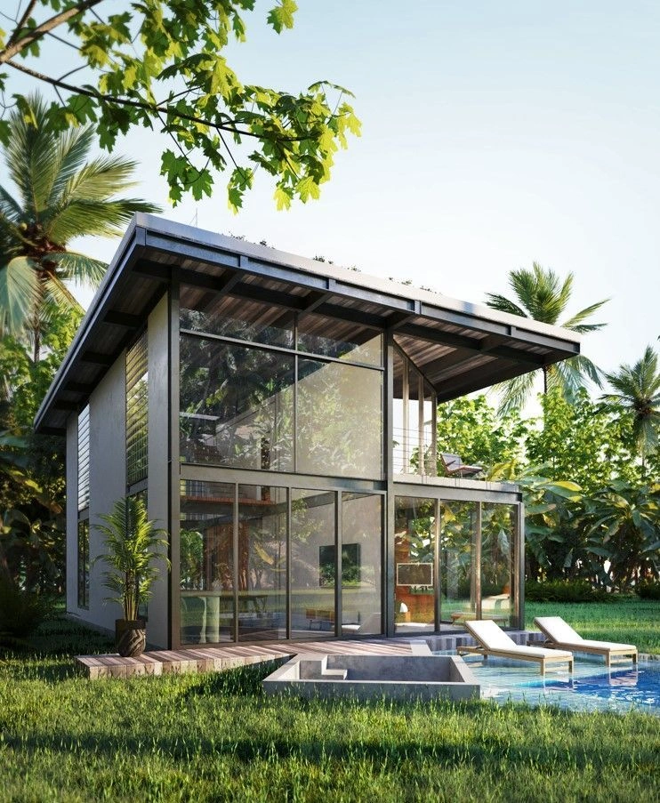 Villa overlooking the jungle in the prestigious area of Ubud, Bali