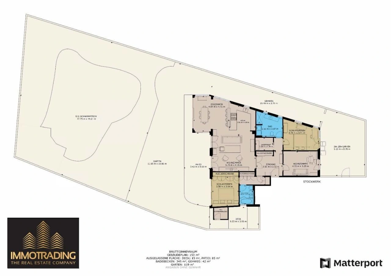 Apartment with marble kitchen and appliances in Vienna