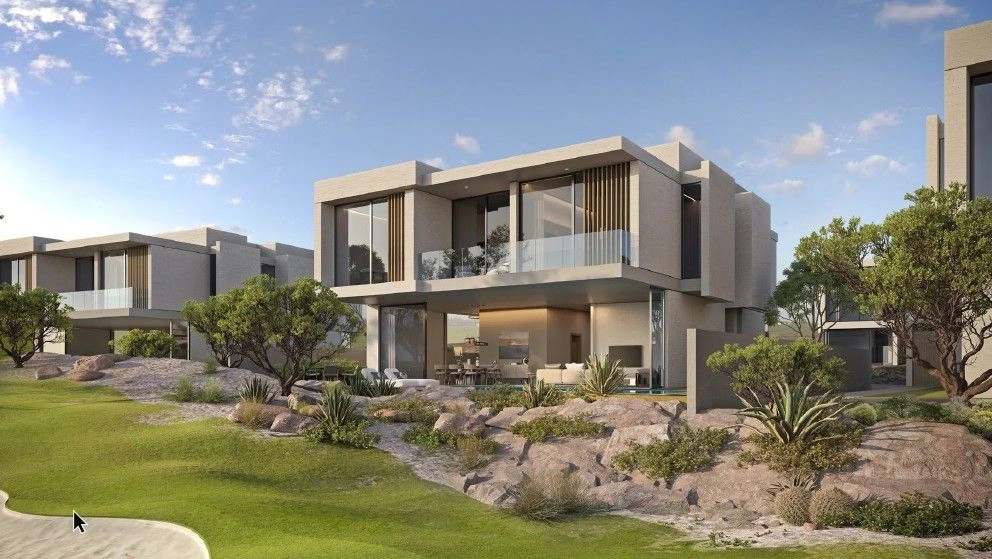 Elegante villa 3+1 junto al club de golf en Mascate