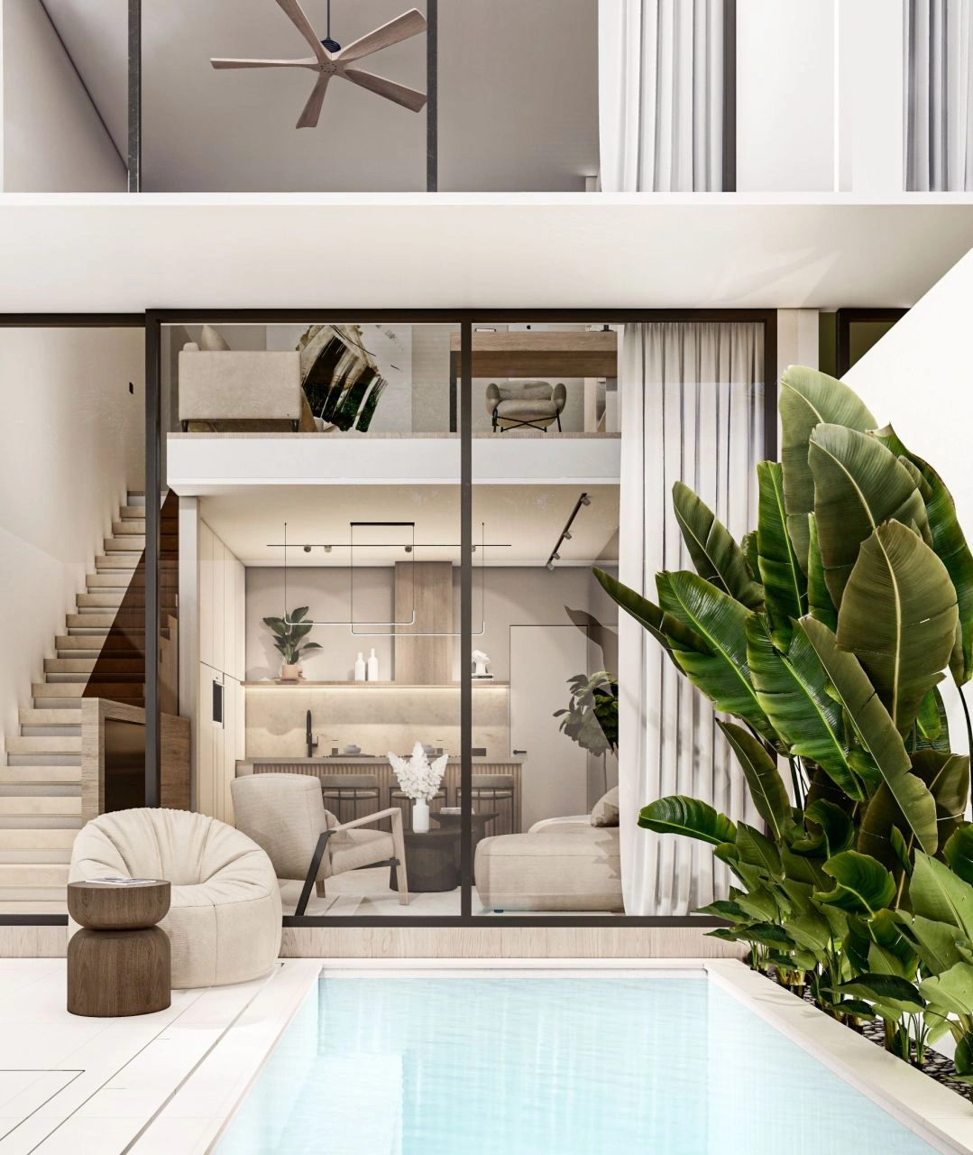 Ocean View Villa in Changu, Bali