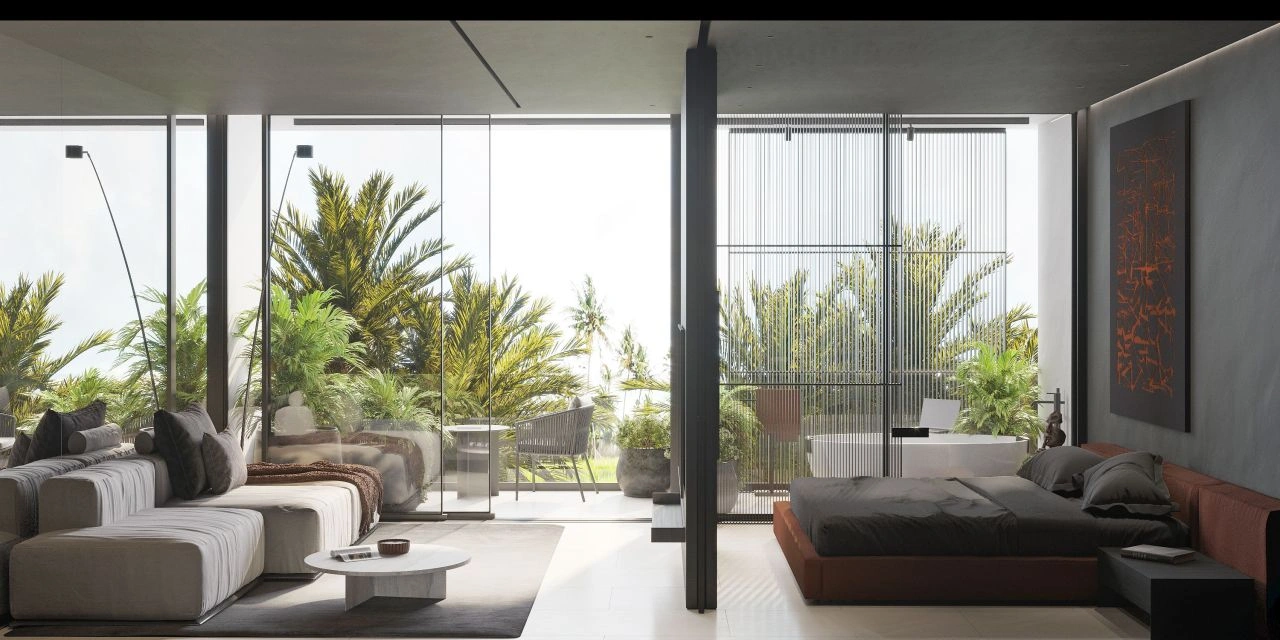 Single Apartment with bathroom on the terrace in Changgu