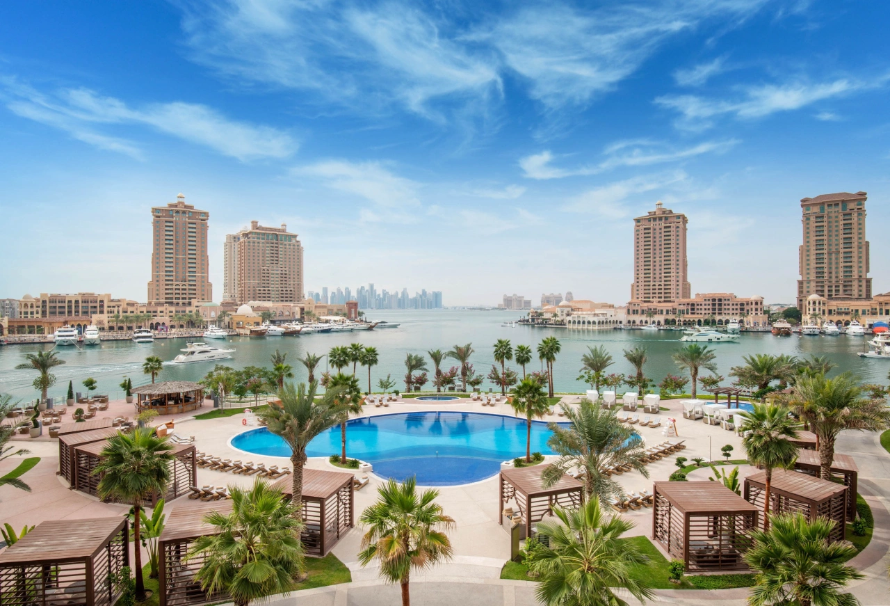 شقق فسيحة 2+1 على ساحل الدوحة في قطر