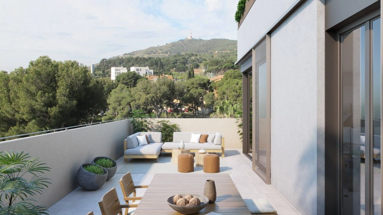 آپارتمان لوکس ۱۲۵ متر مربعی در منطقهای معتبر در بارسلونا