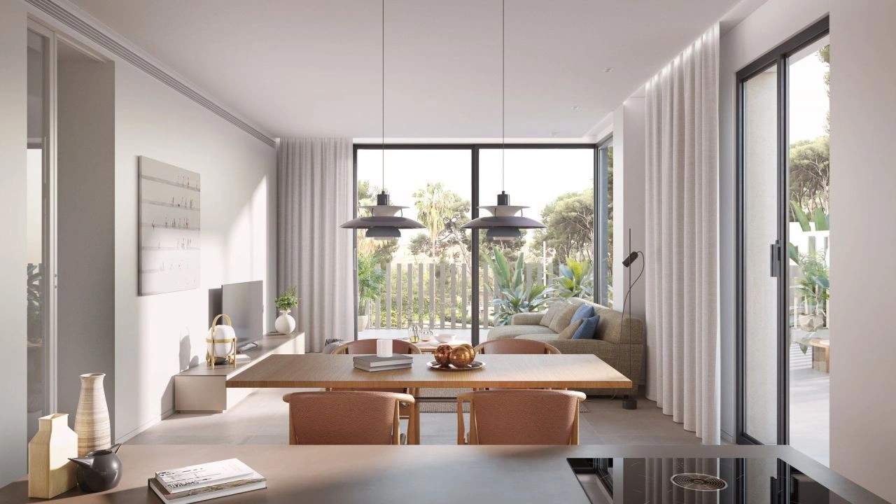 آپارتمان لوکس ۱۲۵ متر مربعی در منطقهای معتبر در بارسلونا