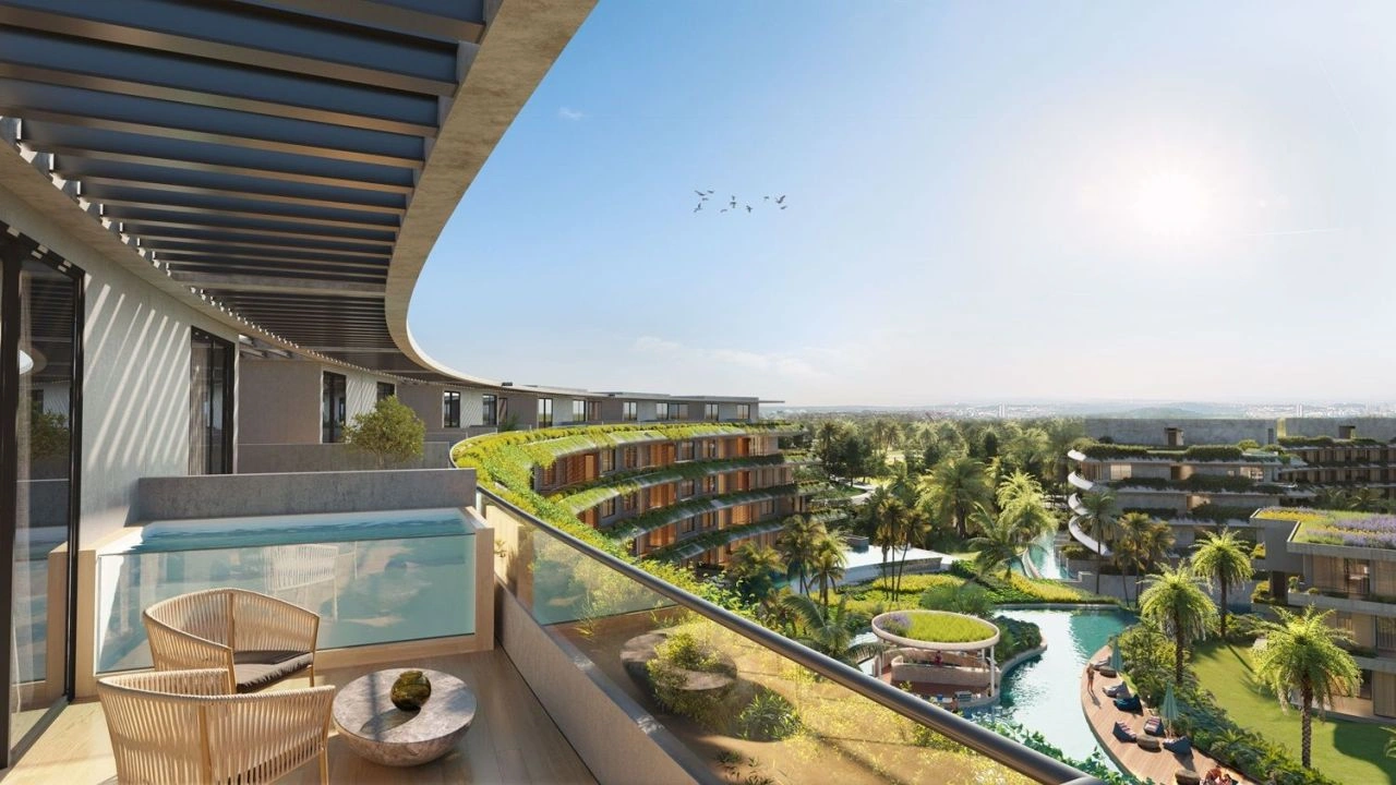 Spacious apartments in a prestigious complex in the center of Bavaro, Dominican Republic