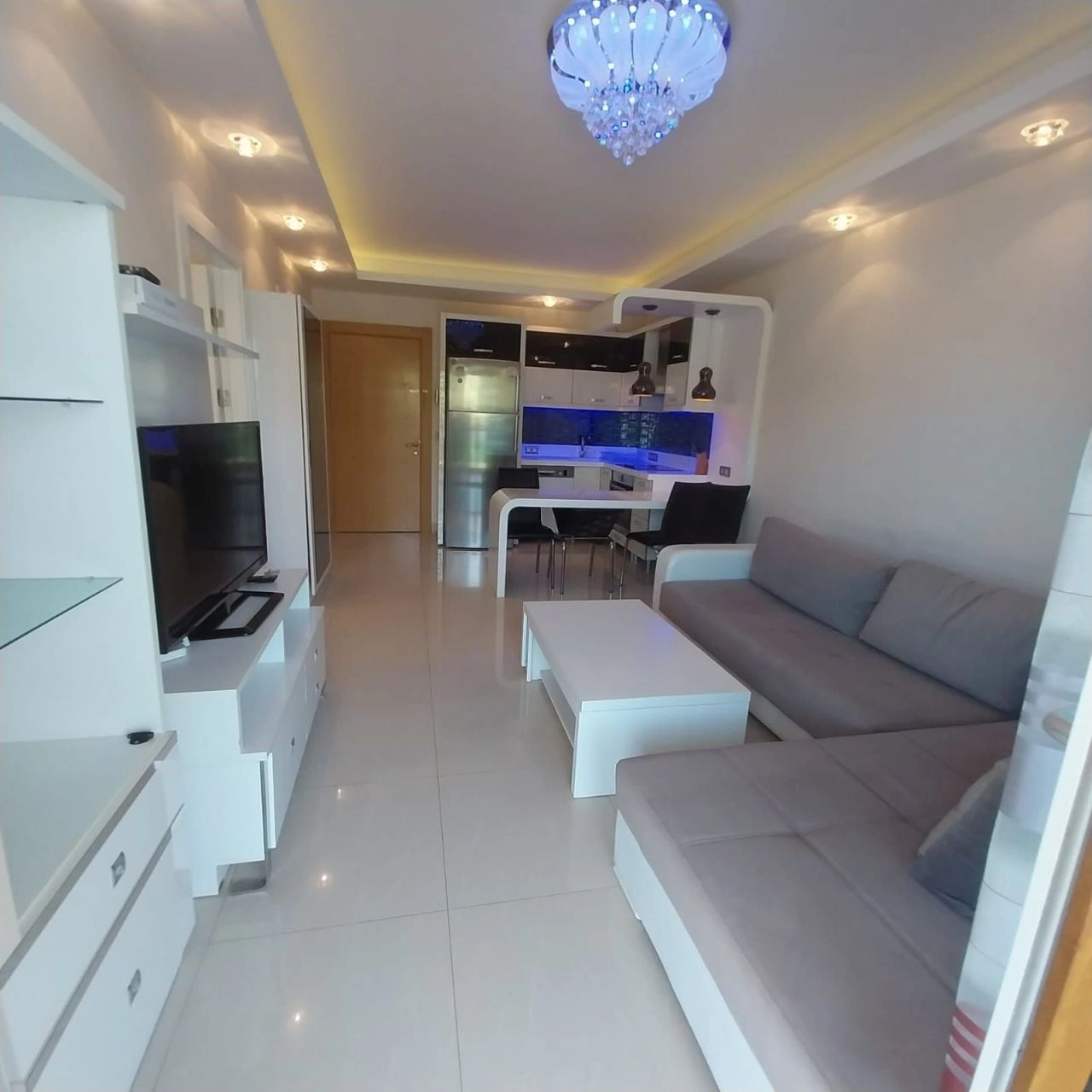 Appartement lumineux 75 m2 avec vue sur la montagne à Alanya