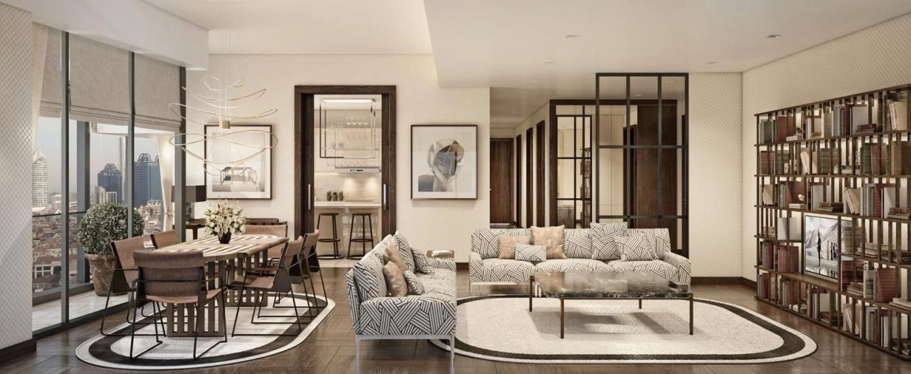 Appartement de 71 m2 dans le Bomonti Rotana residence à Istanbul