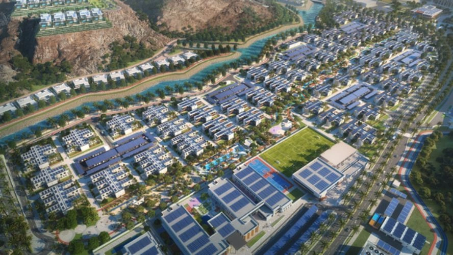 Spacious 117 m2 apartment with a view of the Gulf of Oman