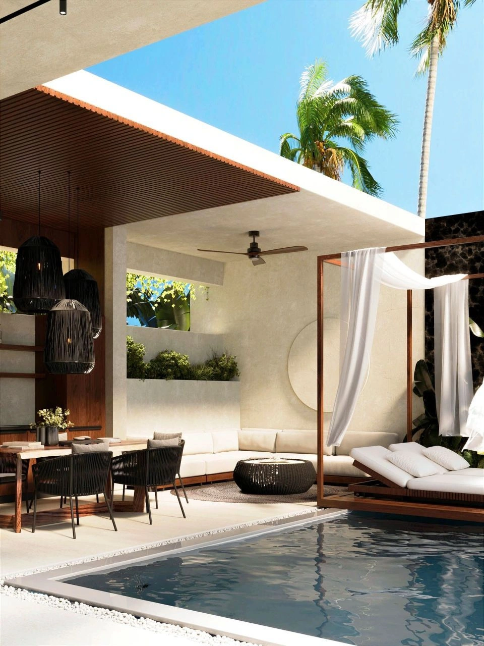 One bedroom villa of 100 m2 in Ubud area