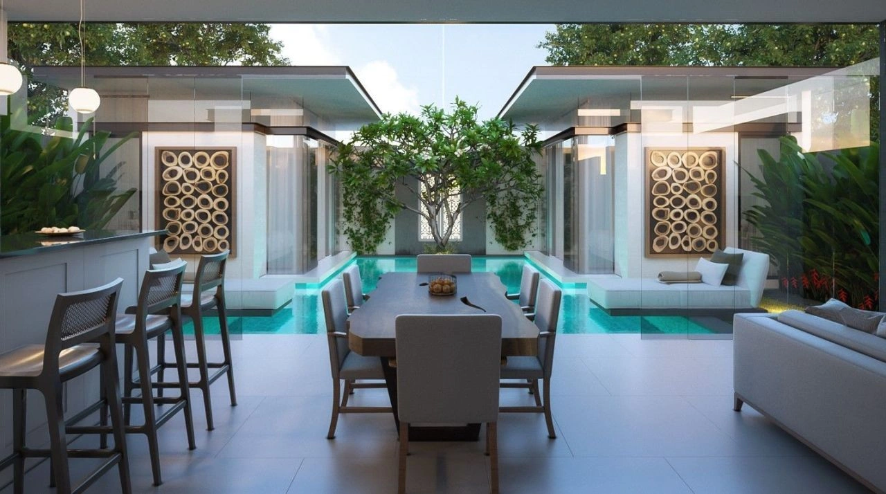 Villa en un complejo moderno en el distrito de Jimbaran, Bali