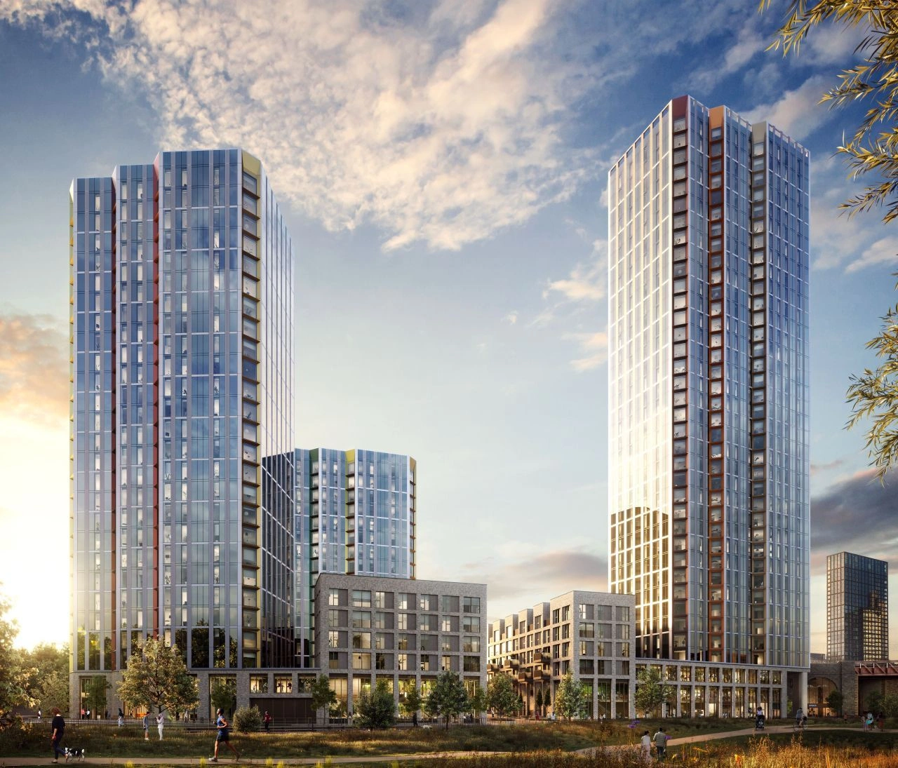 Appartement moderne 1+1 avec vue panoramique sur Manchester