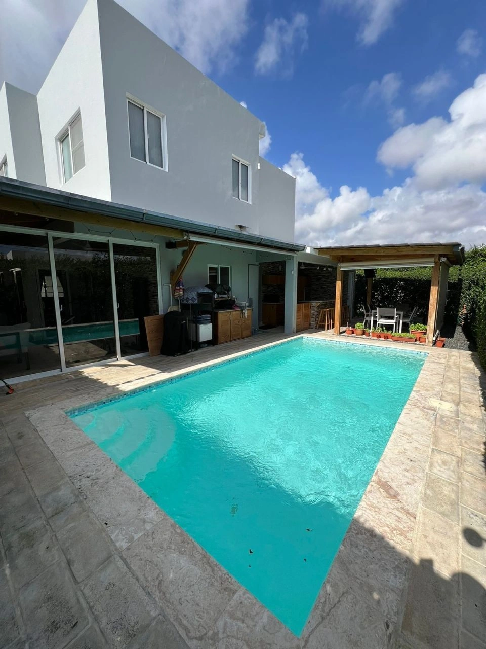 Villa with a spacious terrace in the prestigious area of Punta Cana, Dominican Republic