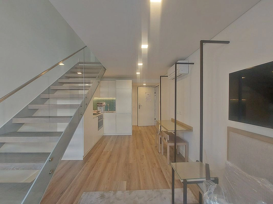 دوبلكس فسيح مع شرفة في فيلا نوفا دي غايا، البرتغال