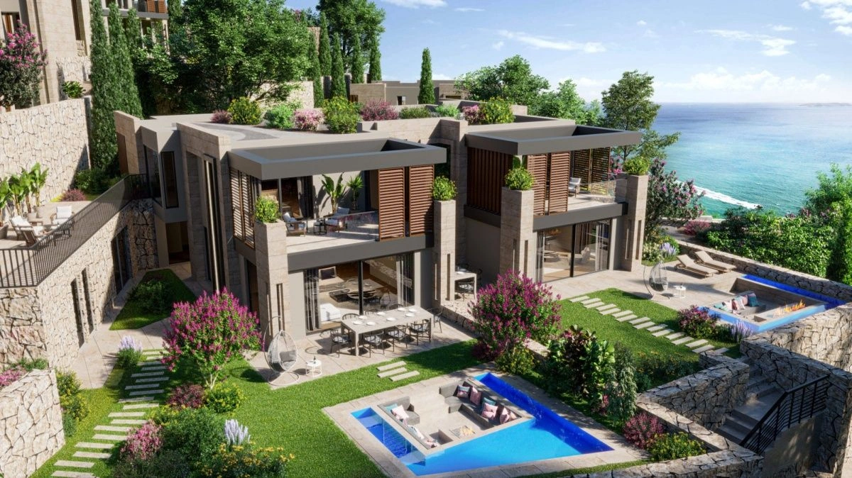 منزل على شاطئ البحر بمساحة 288 م2 في بودروم