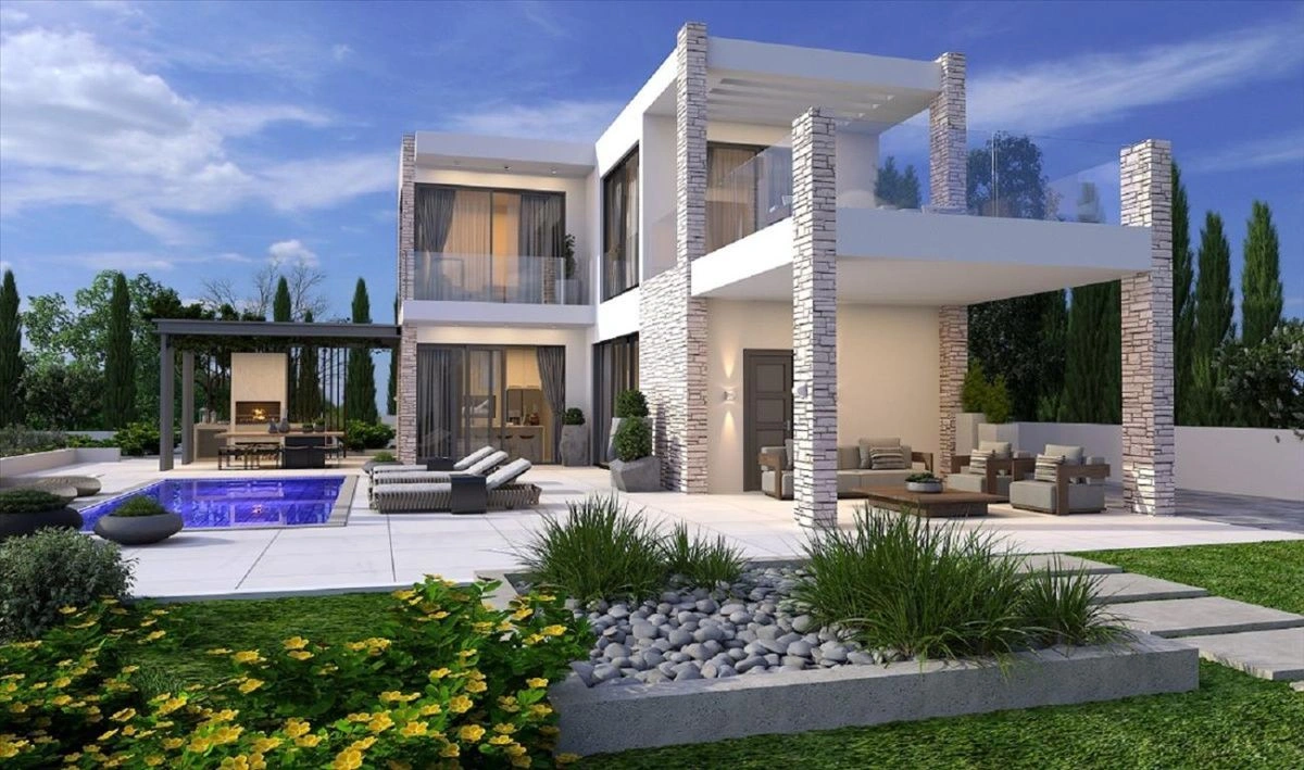 Wonderful 2-storey villa 168 m2 in Paphos