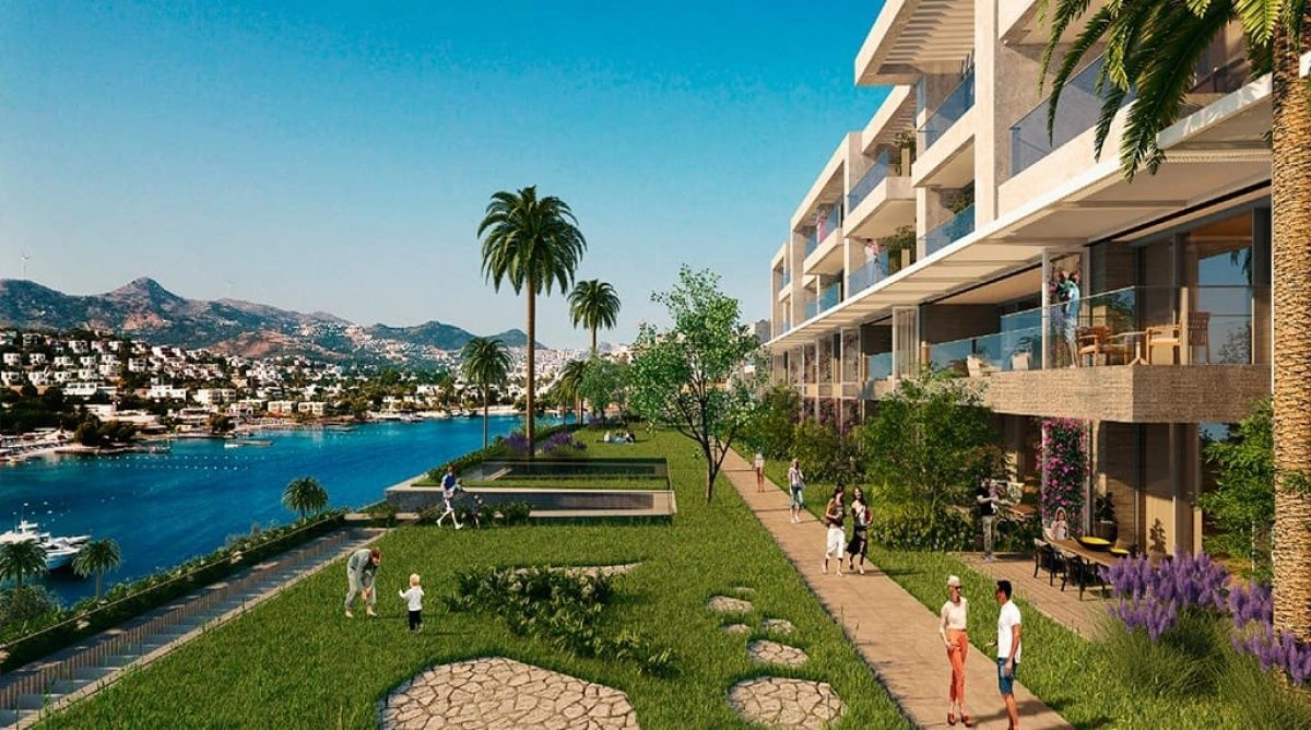 Apartment in Bodrum in a good residential complex