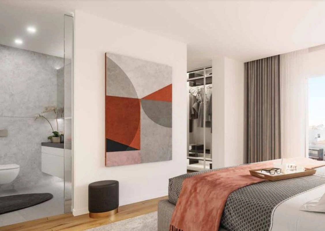 شقة فسيحة بمساحة 102 م2 في مجمّع جيد في لشبونة، البرتغال